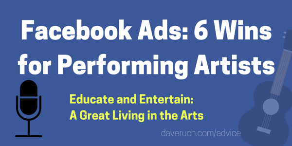 Marketing on Facebook for storytellers, musicians and performing artists