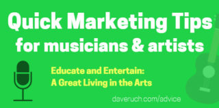 marketing for storytellers, performing artists