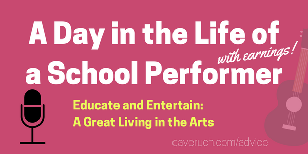 doing gigs in schools - dave ruch