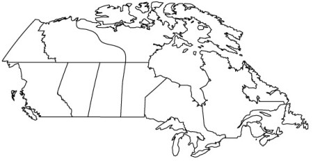 Blank Map of Canada - Dave Ruch