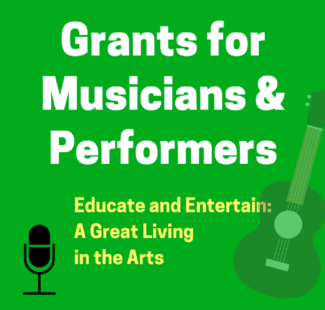 grant funding for storytellers and performing artists