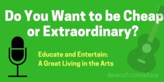advice for performing artists