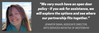 how to connect with an arts council for grants